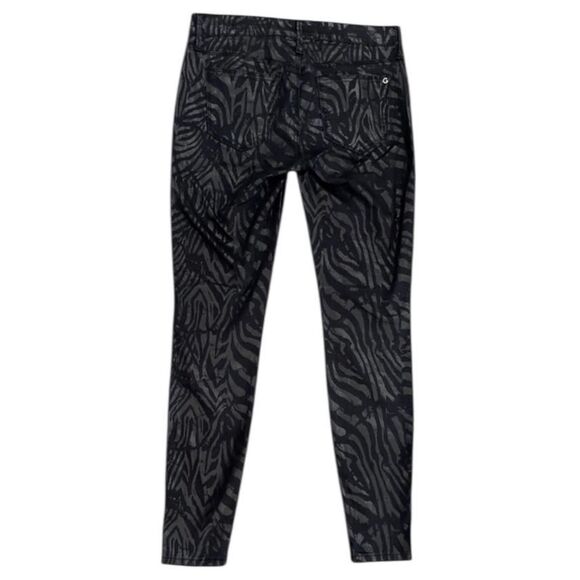 G by Guess black animal print skinny jeans - Picture 5 of 7